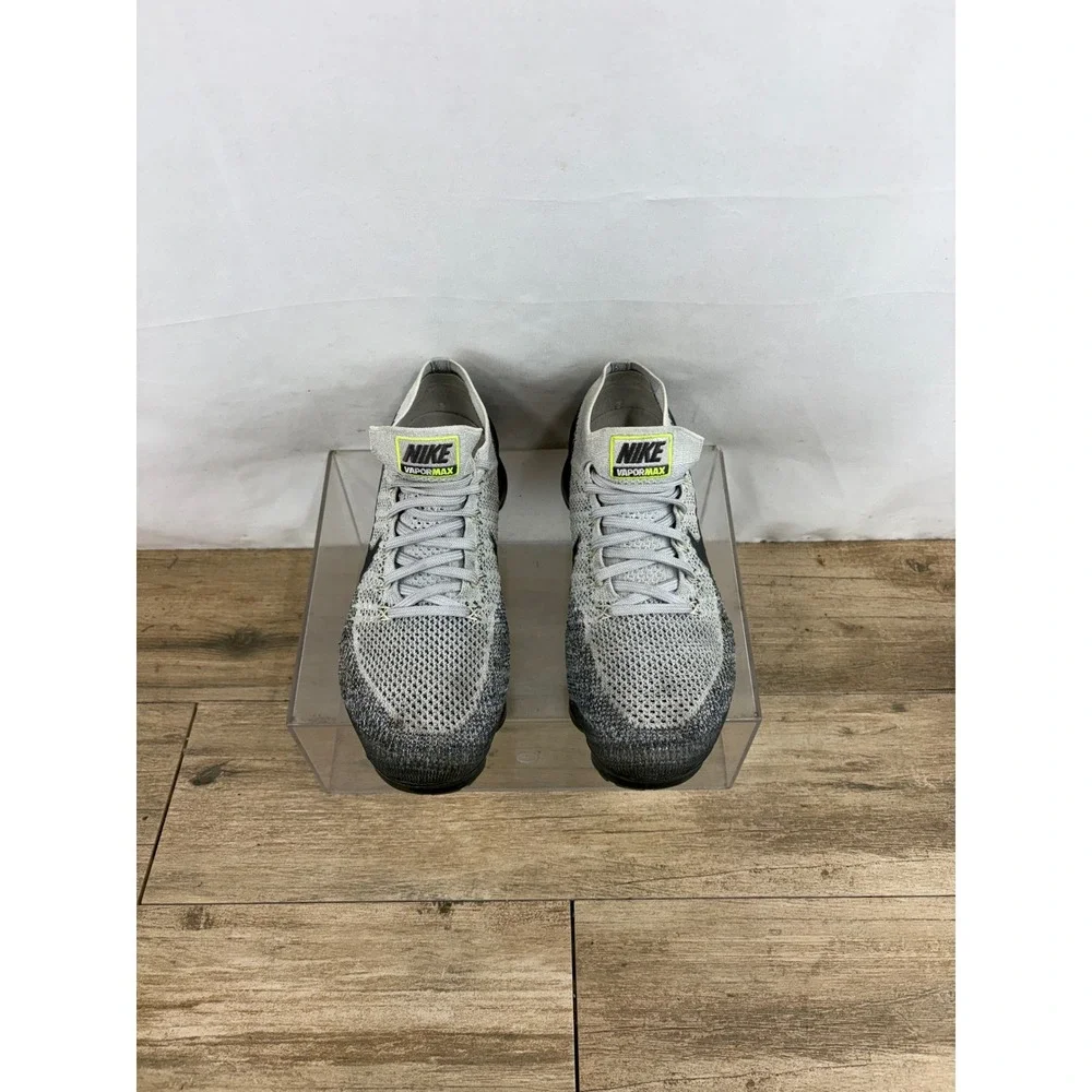 Nike Air VaporMax Flyknit E Pure Platinum Anthracite 922915-002 Mens 9